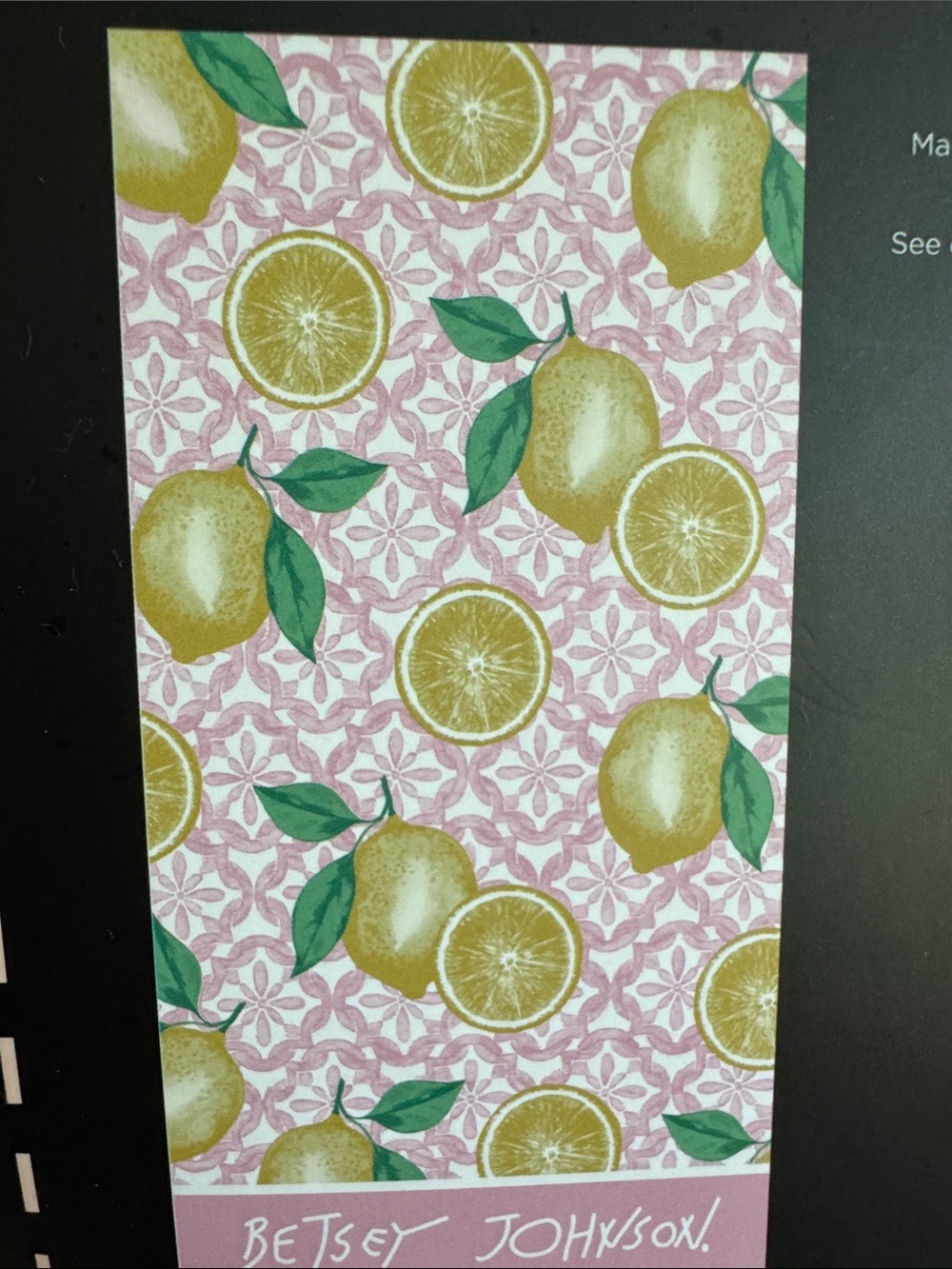🍋🌸 Betsey Johnson Pink Lemon Beach Towel – Bright, Fun & Summer Ready! 🌸🍋 - Picture 3 of 9
